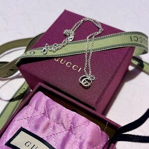 Gucci GG Marmont Sterling Silver Necklace
